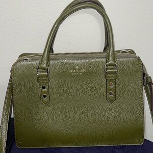 Green Kate Spade purse!